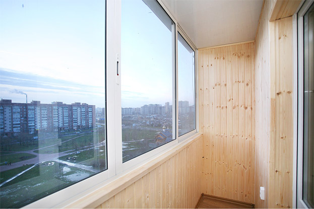 Остекление окон ПВХ лоджий и балконов пластиковыми окнами Краснозаводск